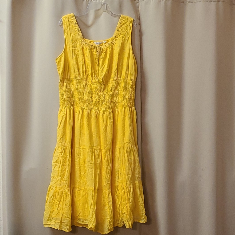 NWOT Yellow Sun Dress